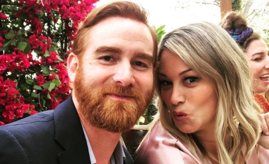 When did Andrew Santino meet his wife?